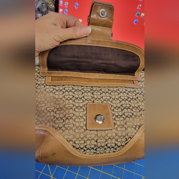 Coach Soho Signature C Tote 7081 Bag Preloved Mfg Early 2000s - Picture 3 of 16
